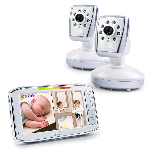 Monitor de Video - Summer Infant Side By Side Video Baby Monitor with 2 Cameras