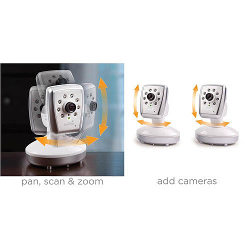 Monitor de Video - Summer Infant Side By Side Video Baby Monitor with 2 Cameras